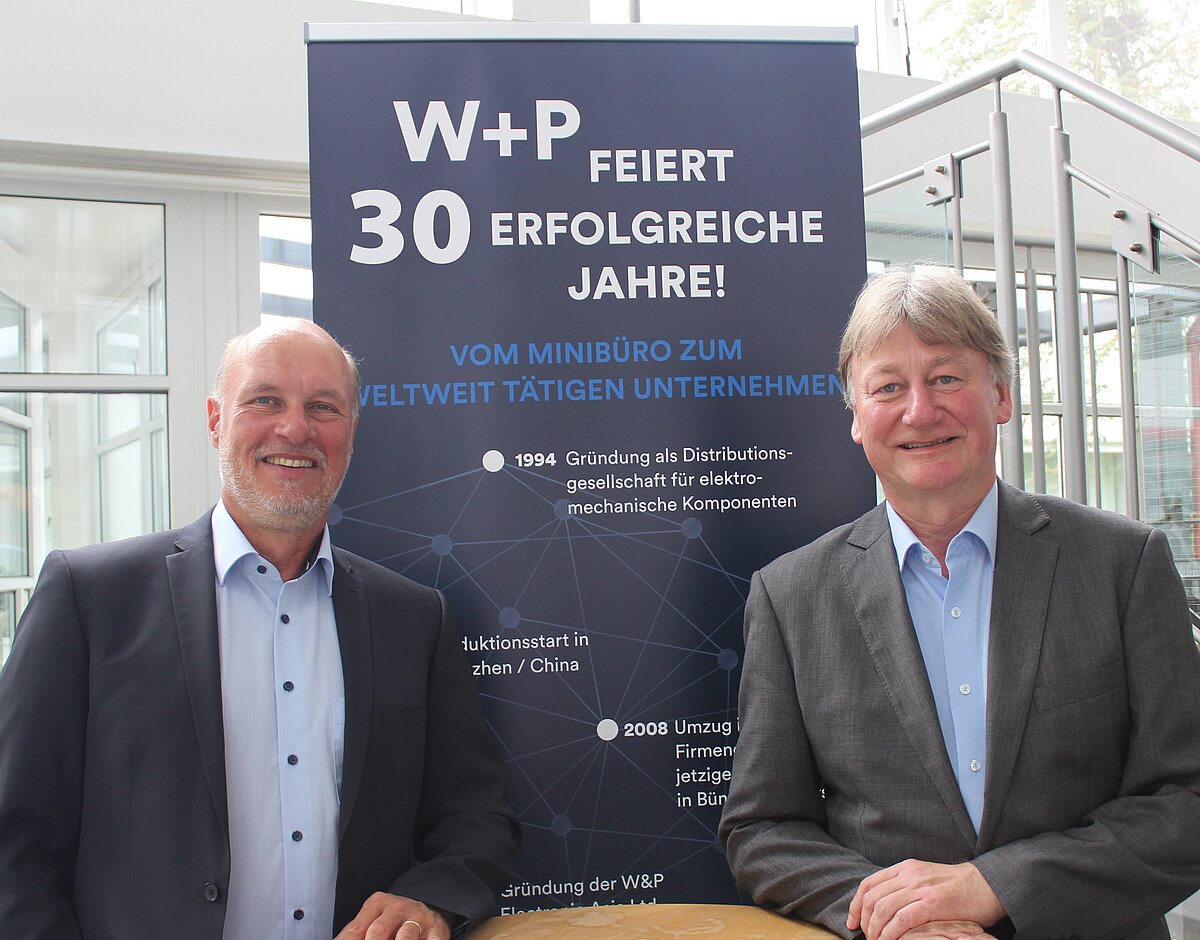 Geschäftsführer Michael Rullkötter und Jürgen Weber